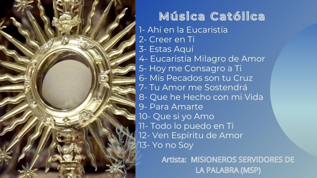 Cantos Eucarísticos Letra: Encuentra las mejores letras aquí