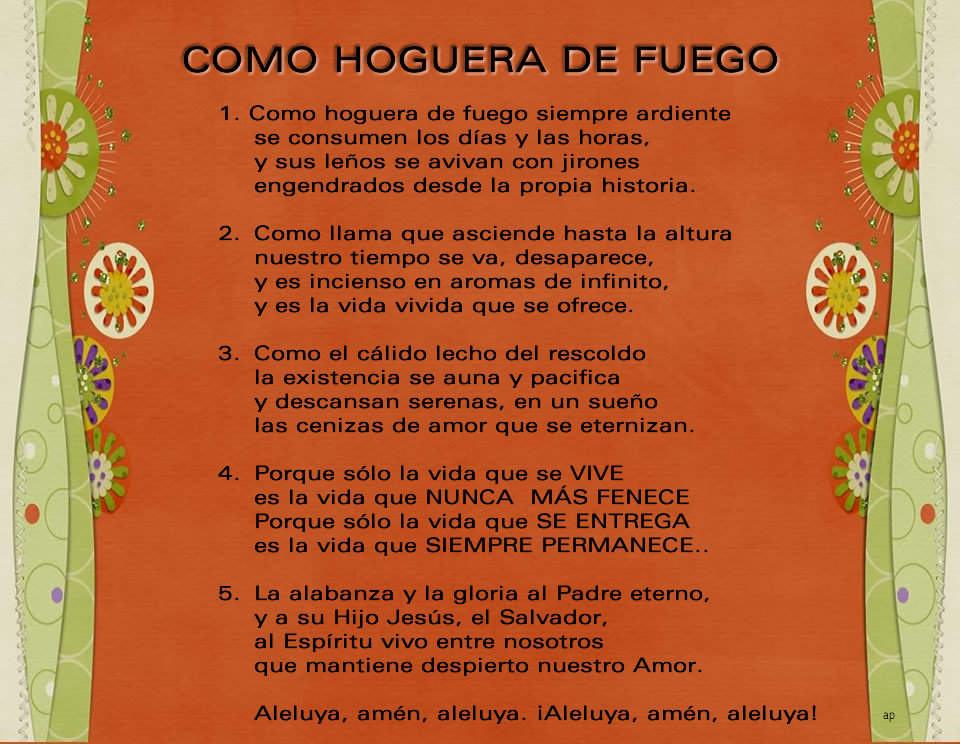 Letra del canto Oh buen Jesús, yo creo firmemente - Descubre aquí